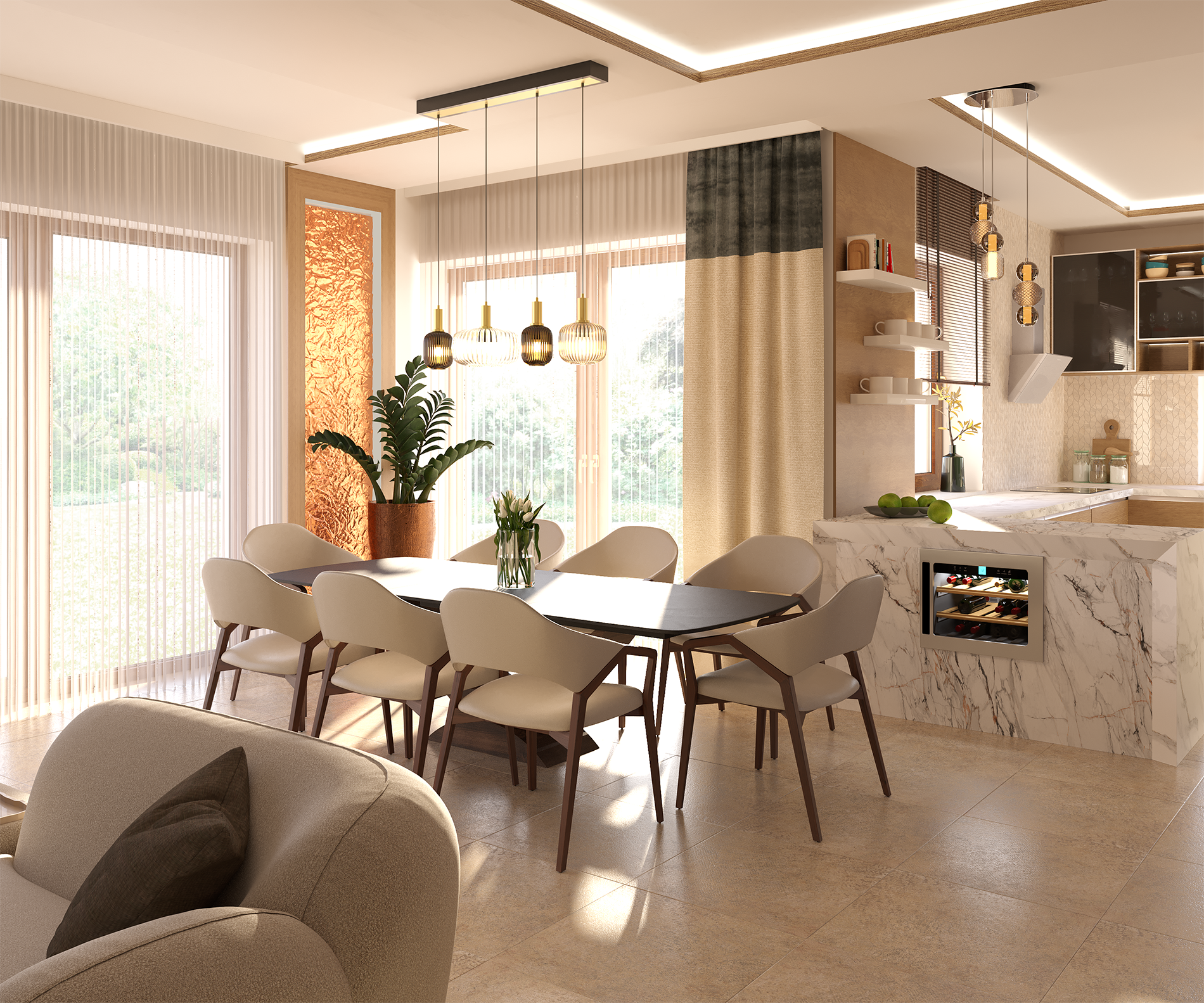 Mediterranea Family House Makeover - Diningroom