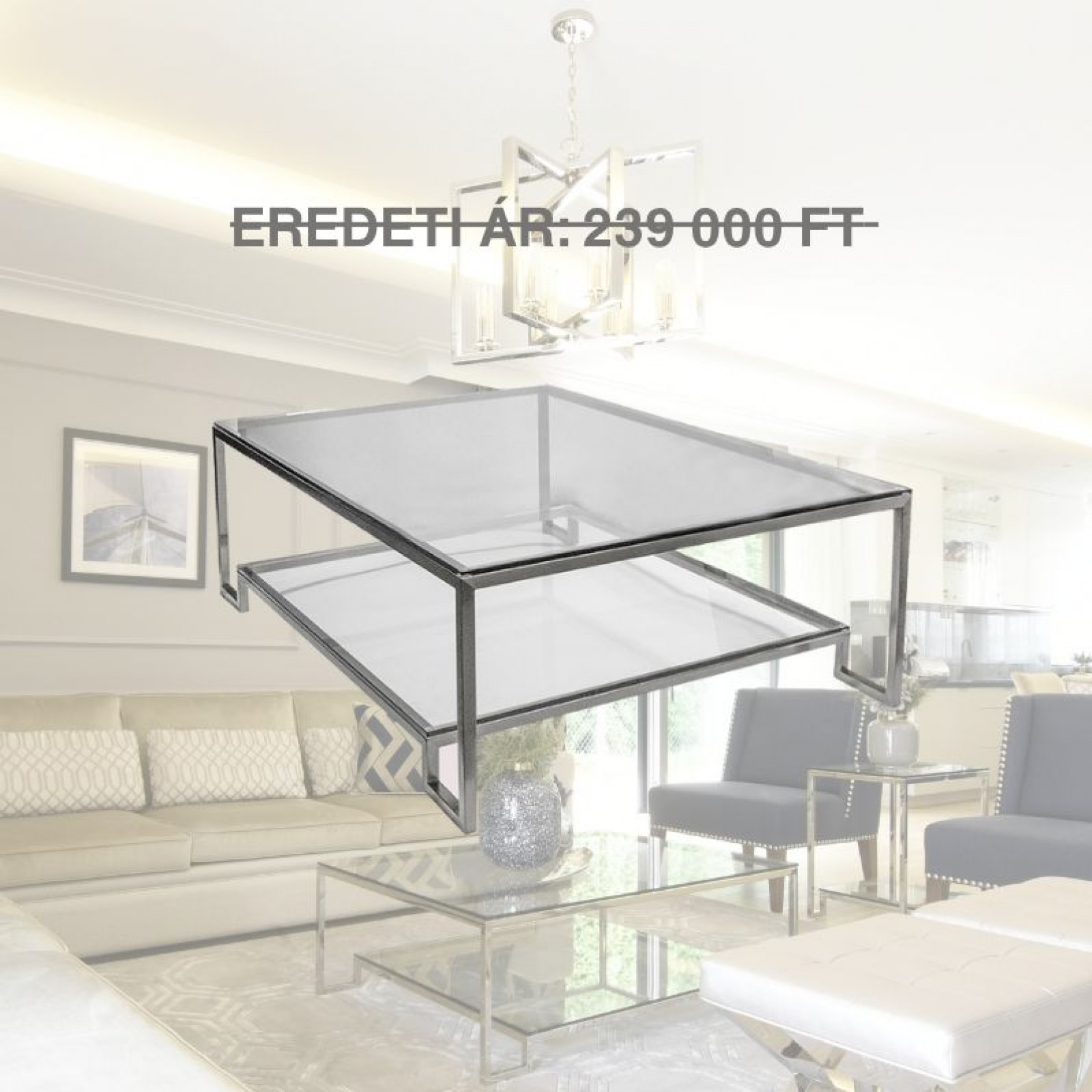 Ming silver coffee table