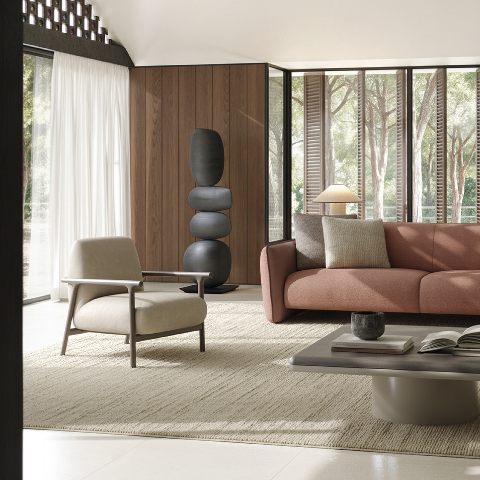 Boboli aesthetic armchair