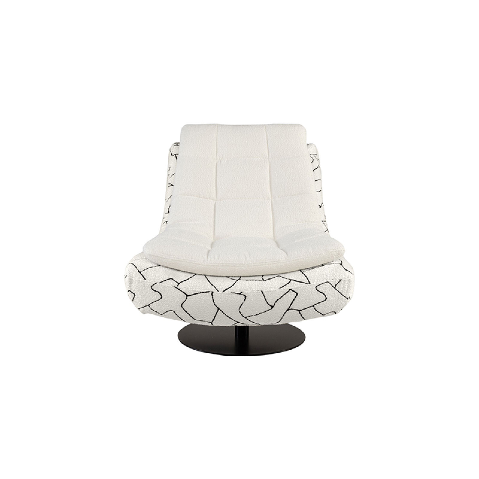 Studio swivel armchair