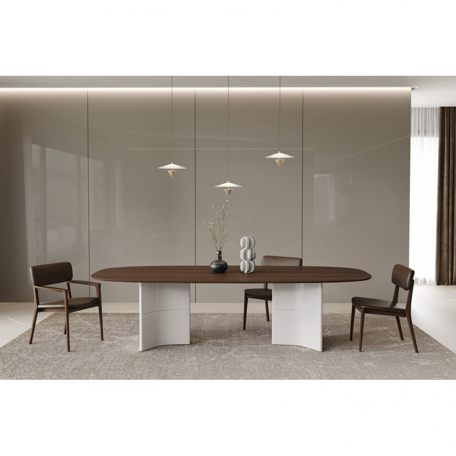 Ark wood dining table