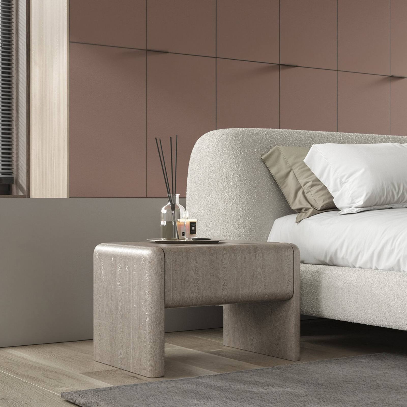 Aqua nightstand