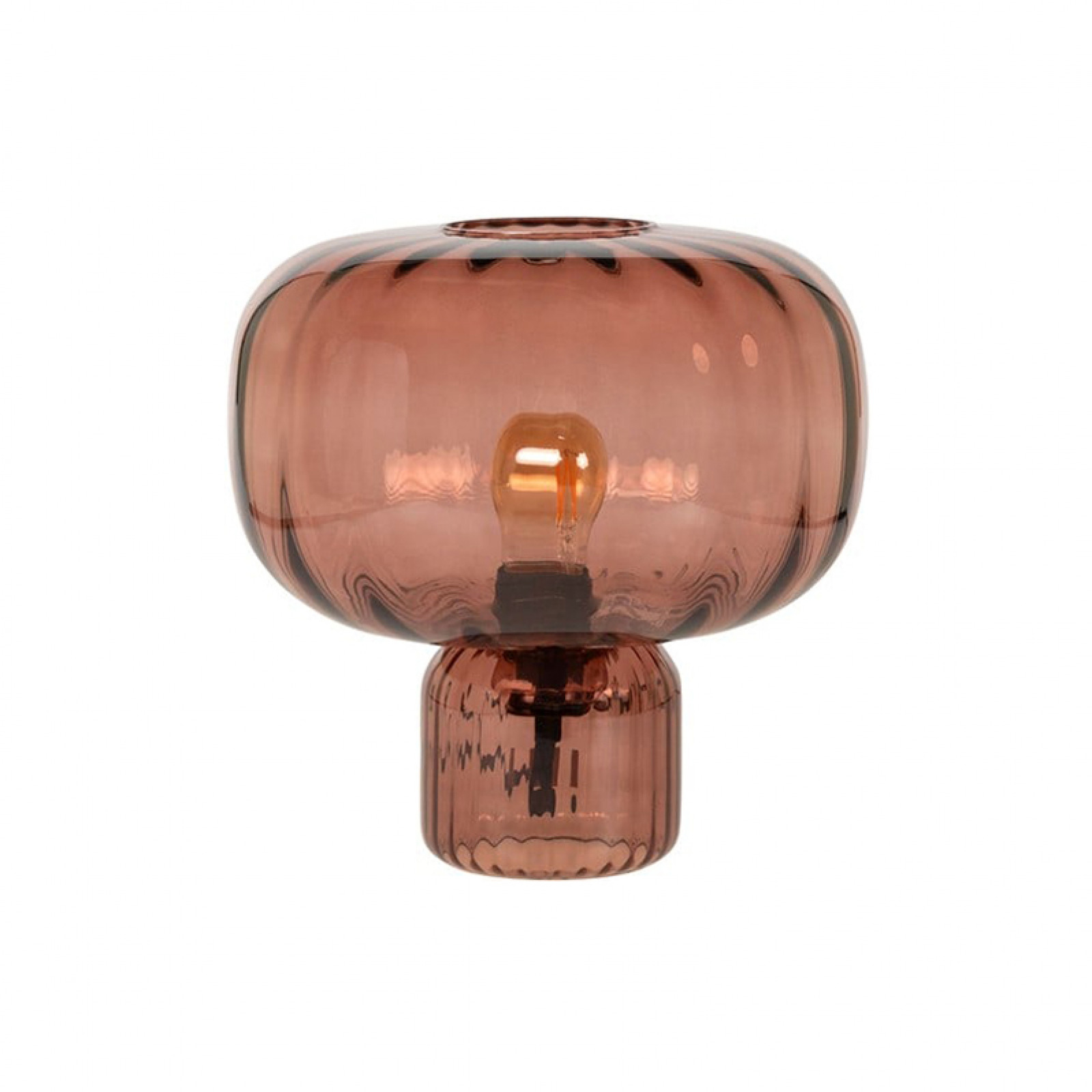 Pumpkin pink table lamp