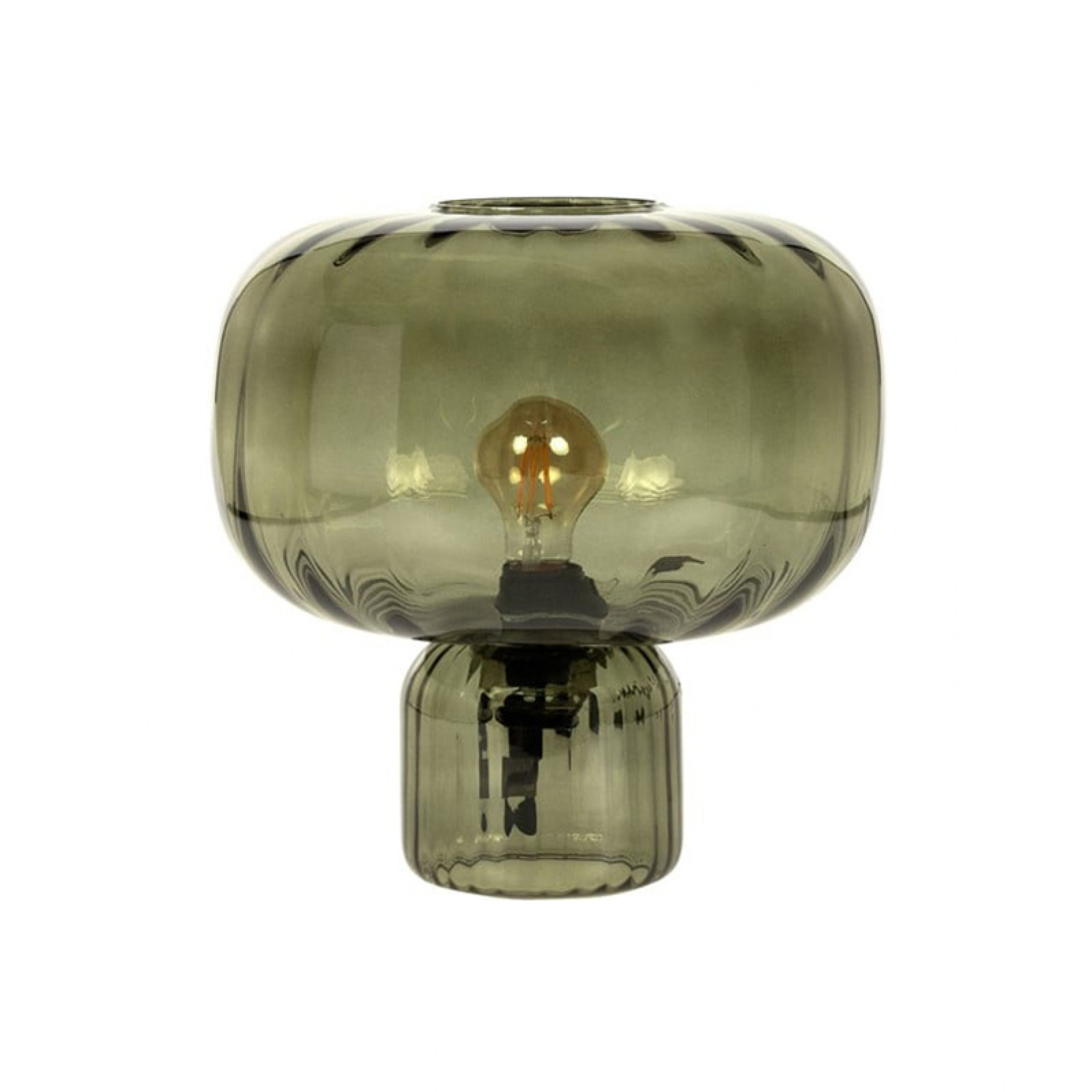 Pumpkin green table lamp