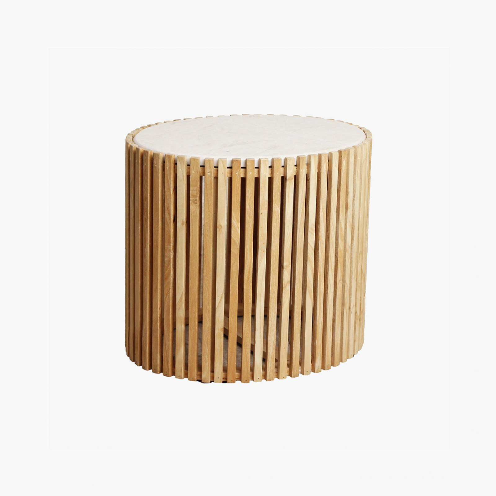Infinity oval side table