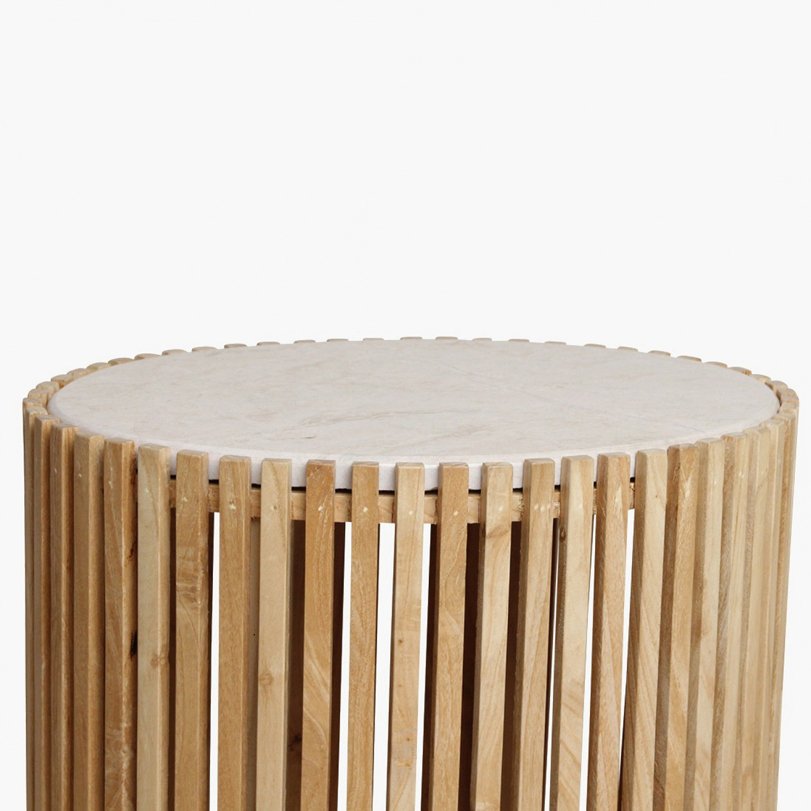 Infinity oval side table