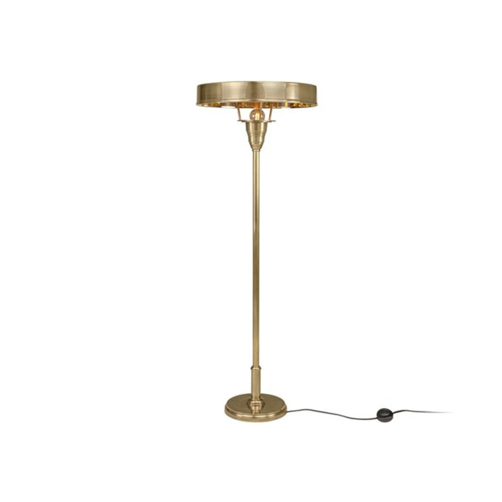 Auriol brass floor lamp