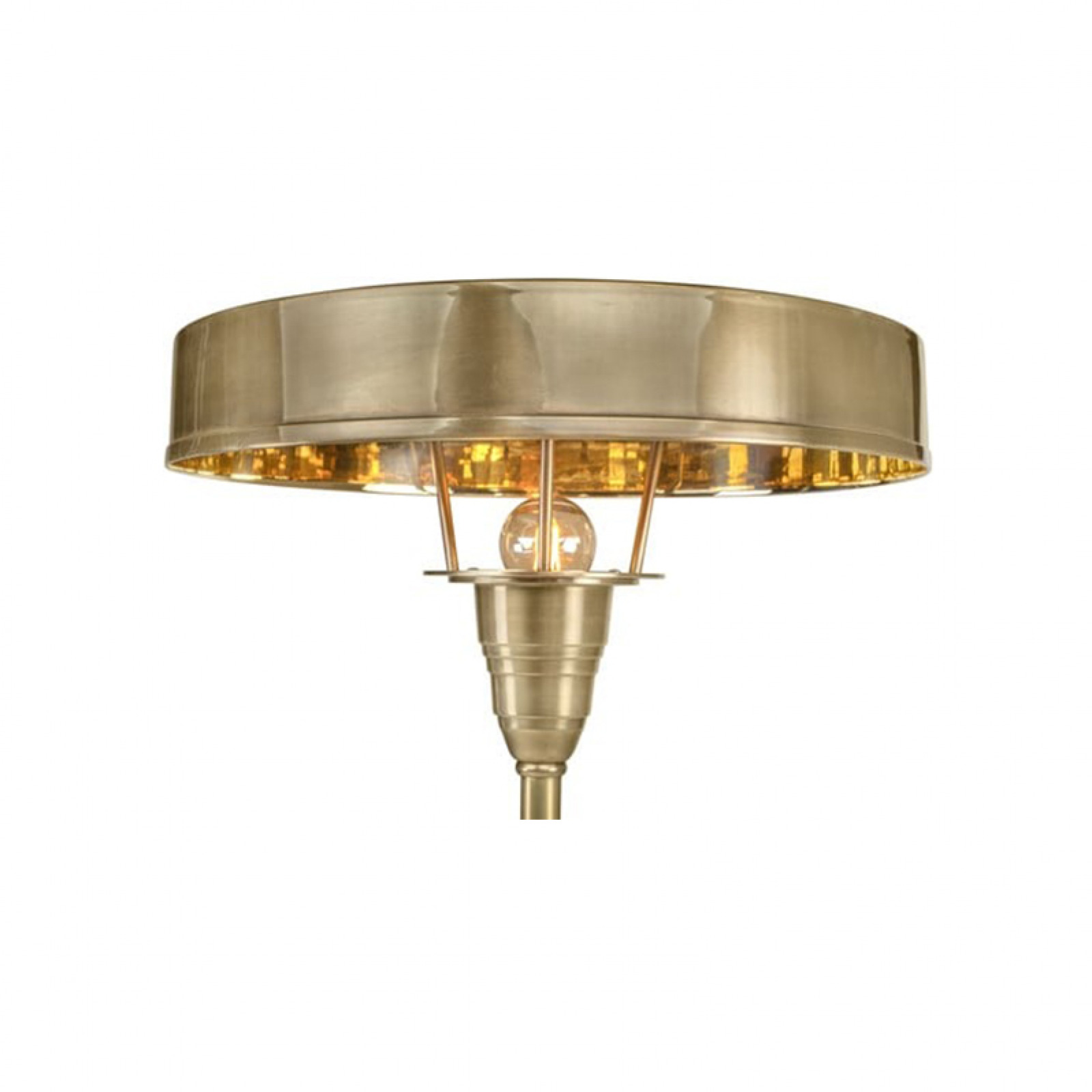 Auriol brass floor lamp