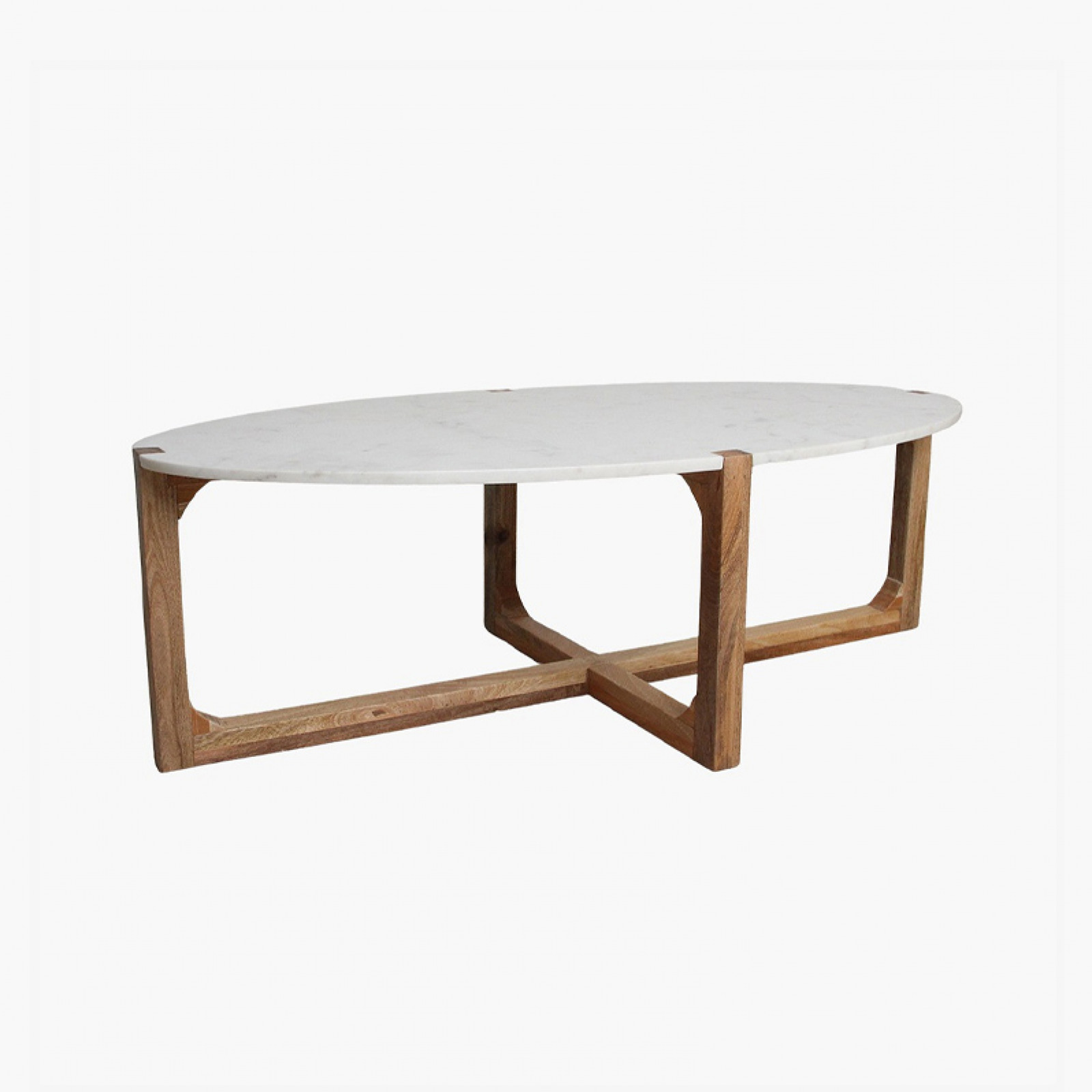 White marble coffee table