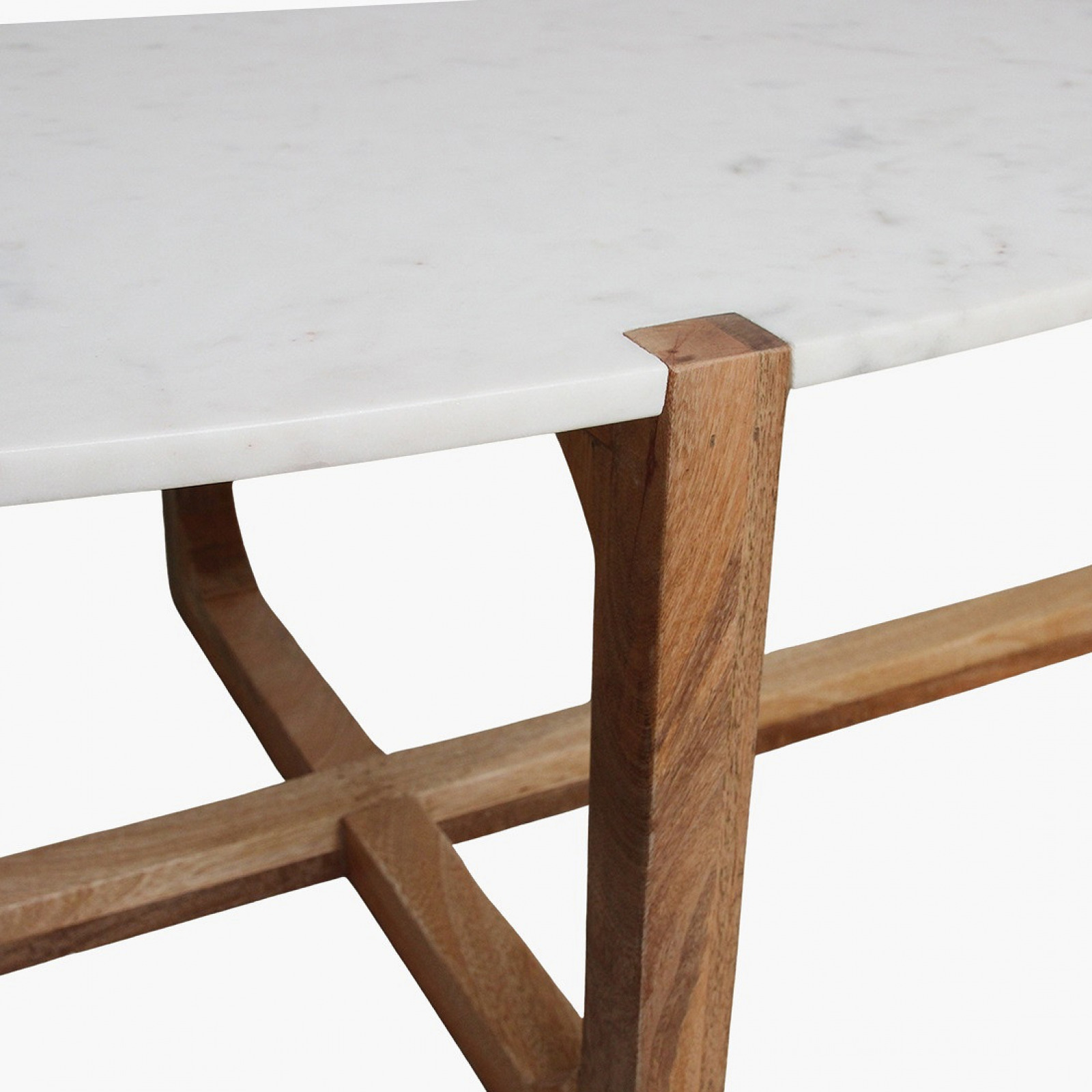 White marble coffee table