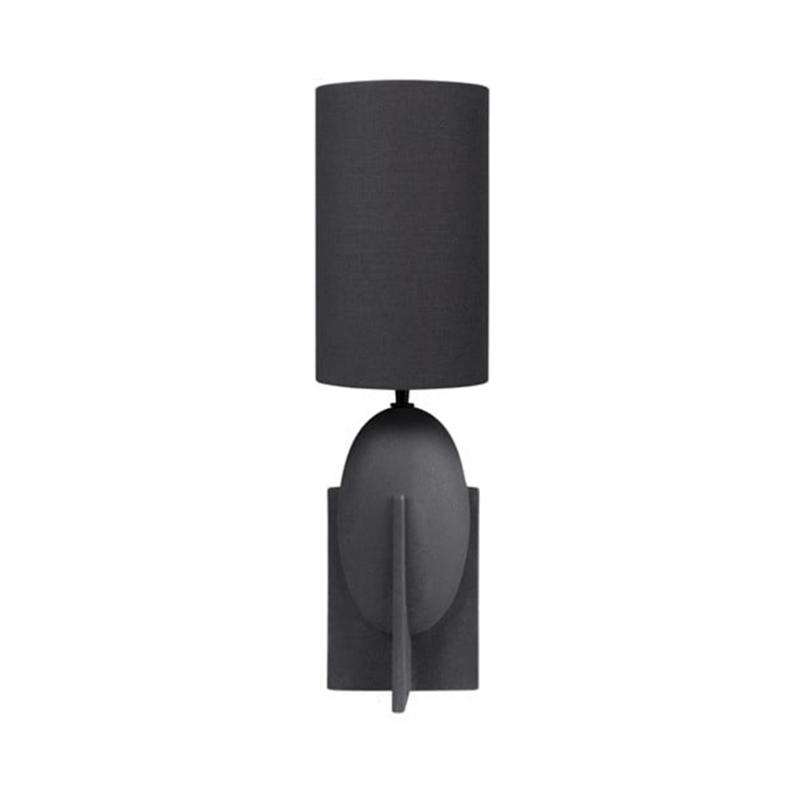 Ovo black table lamp