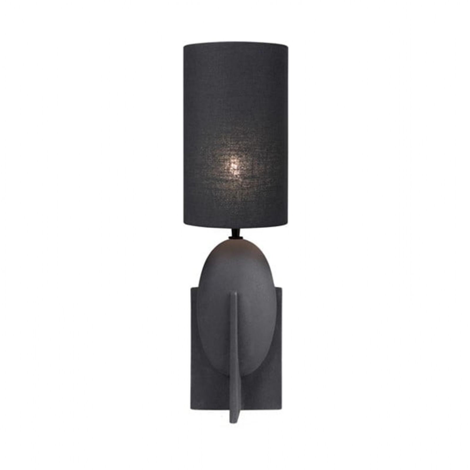 Ovo black table lamp