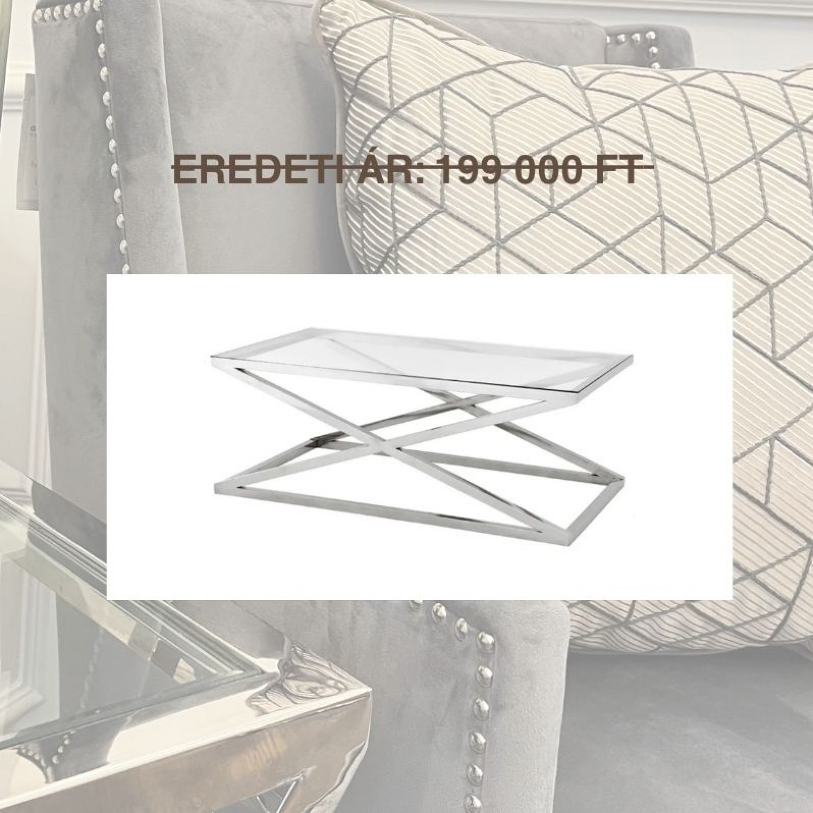 X leg coffe table 120