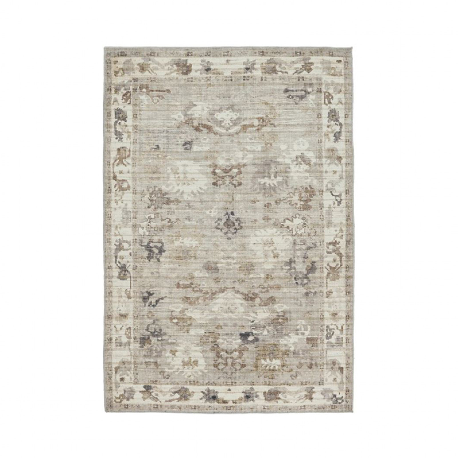 Olina Oriental beige cotton rug 