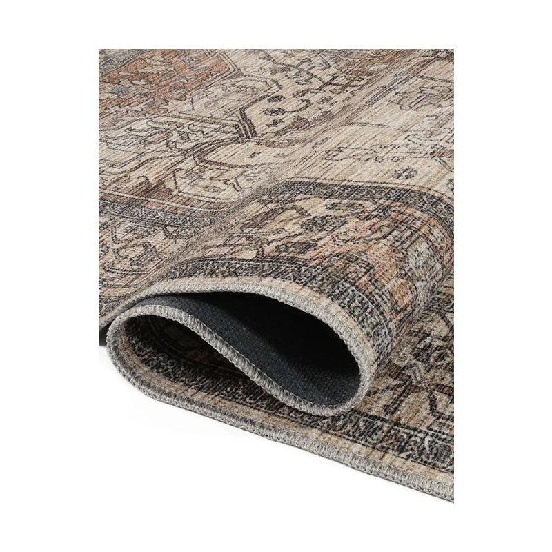 Oxana Oriental beige cotton rug