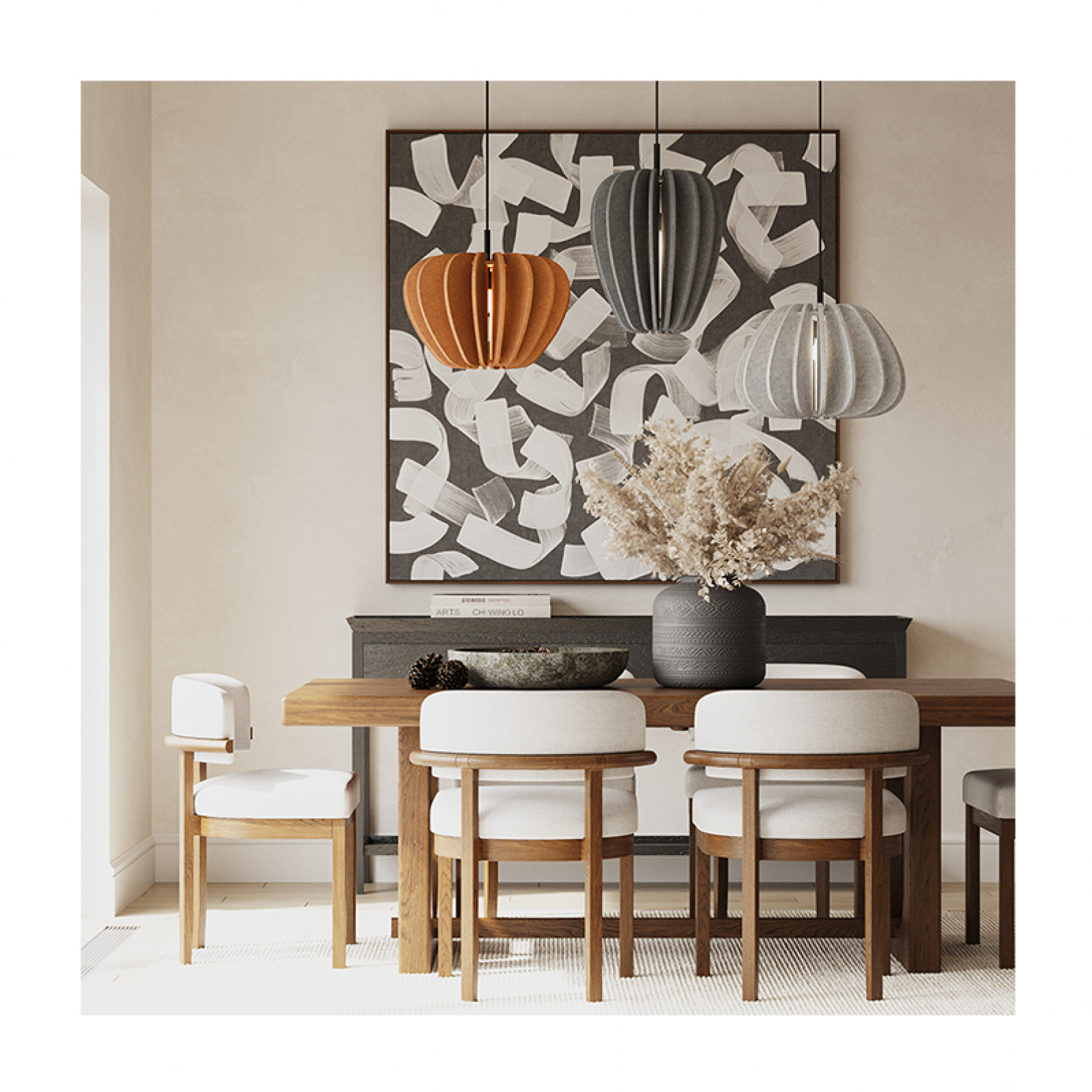 Cambio grey pendant lamp