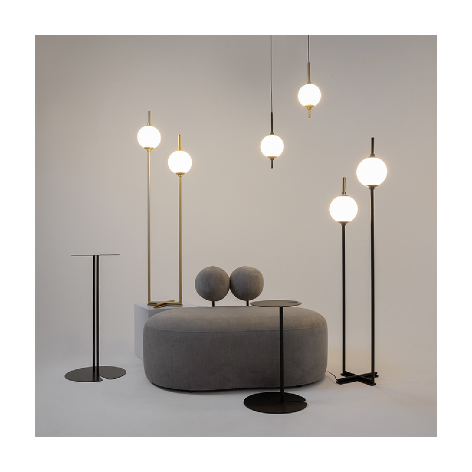 The Sixth Sense black floor lamp