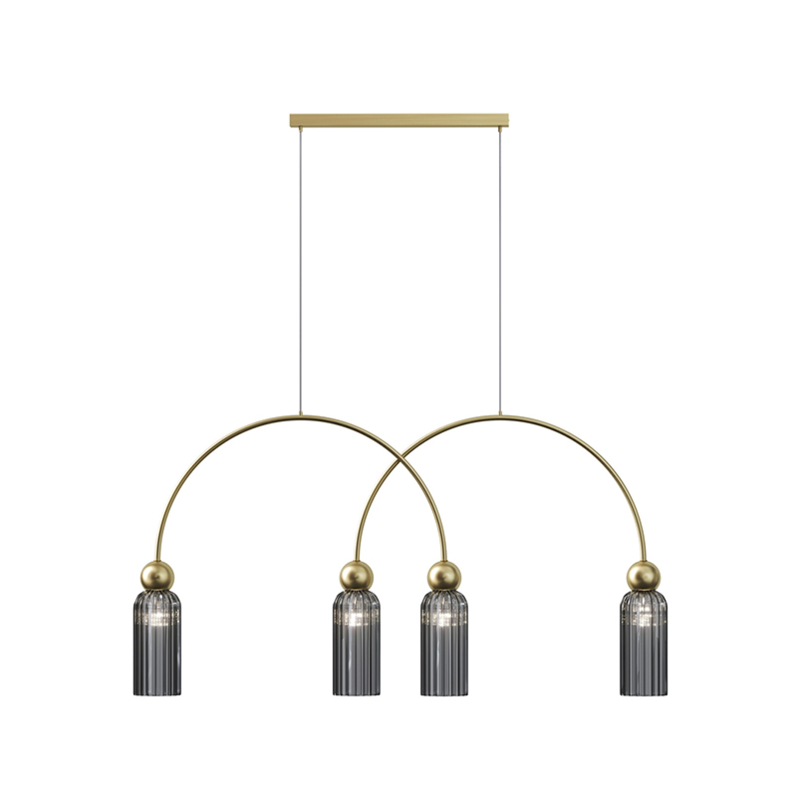 Antic dark pendant lamp
