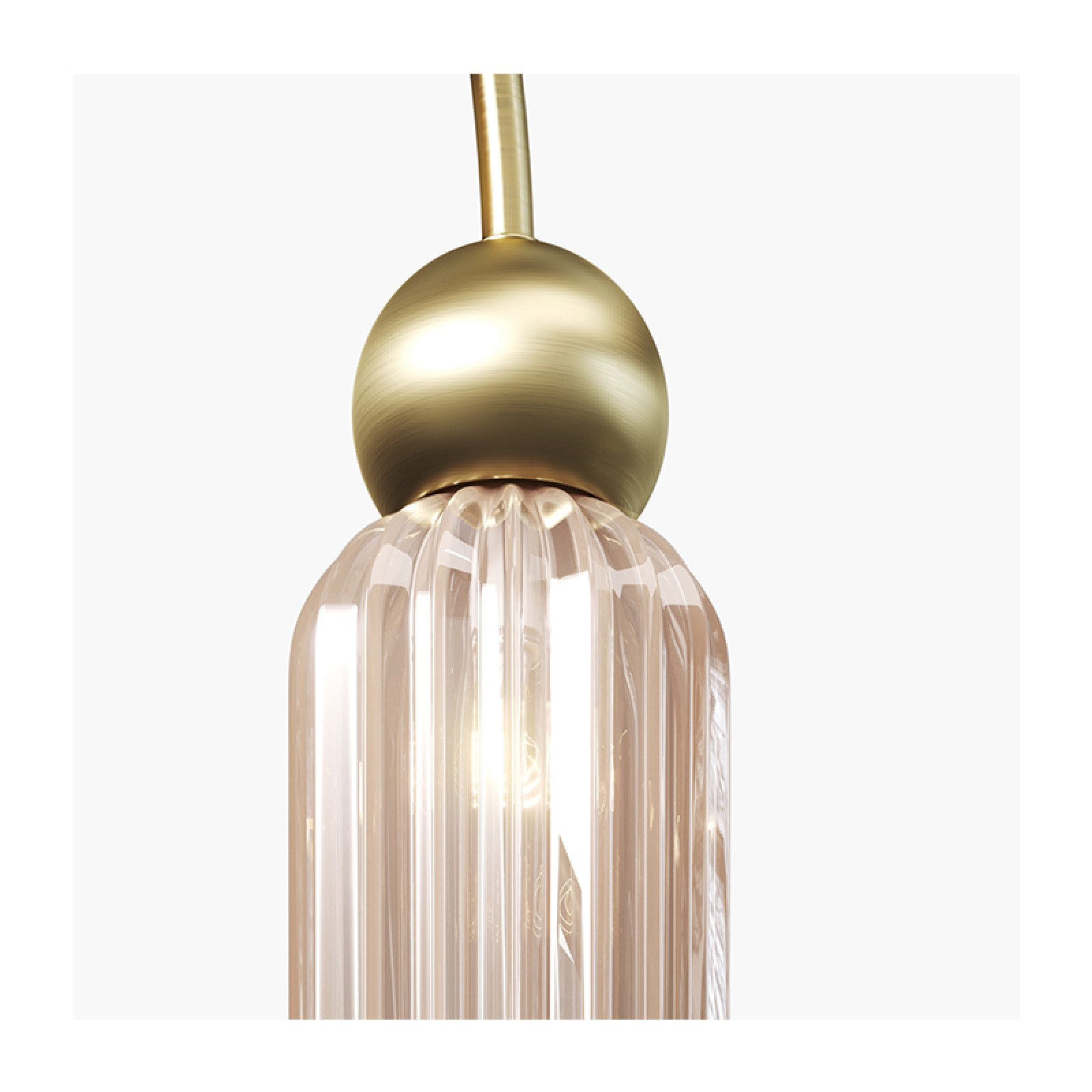 Antic champagne serial pendant lamp
