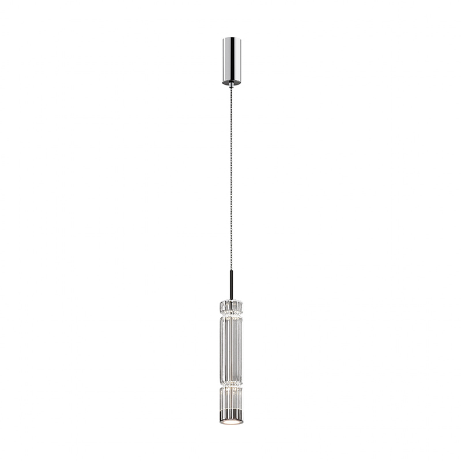 Ordo small chrome pendant lamp