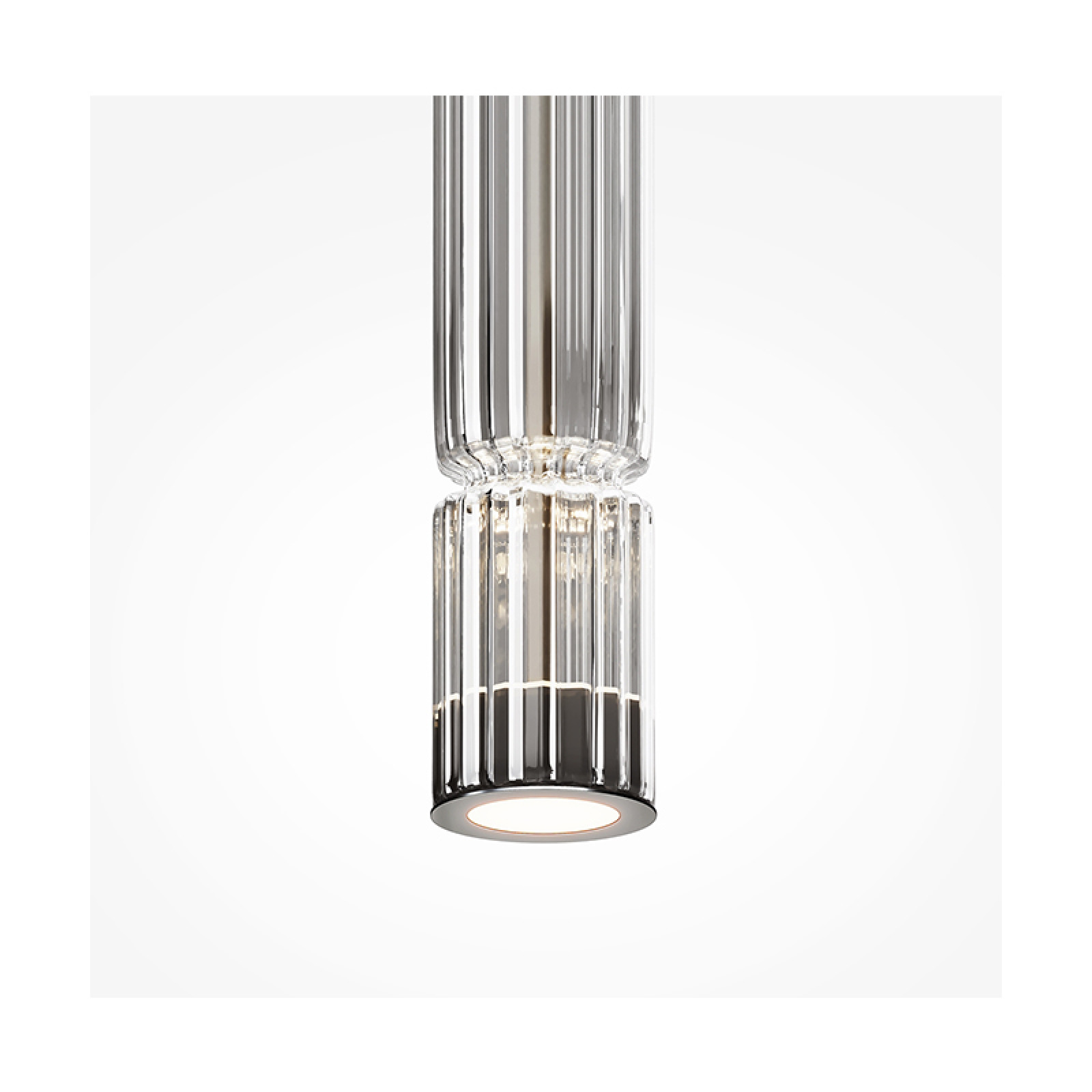 Ordo small chrome pendant lamp