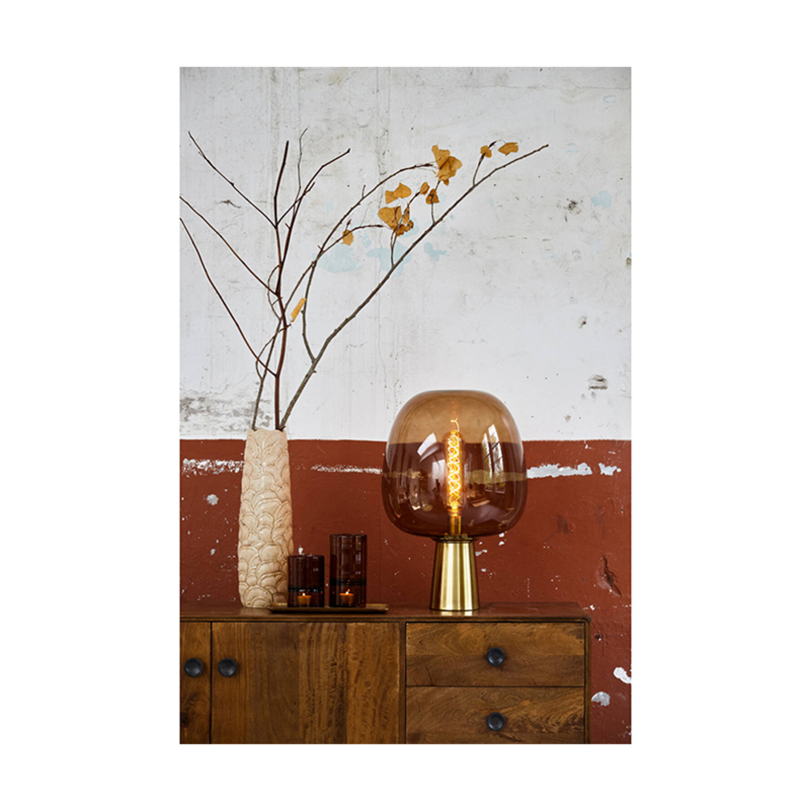 Maysony brown table lamp