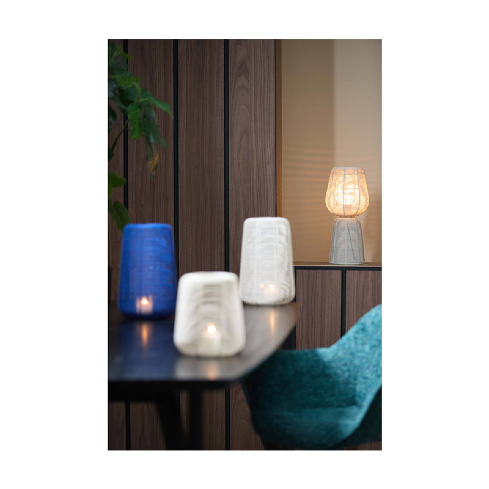 Aboso white table lamp