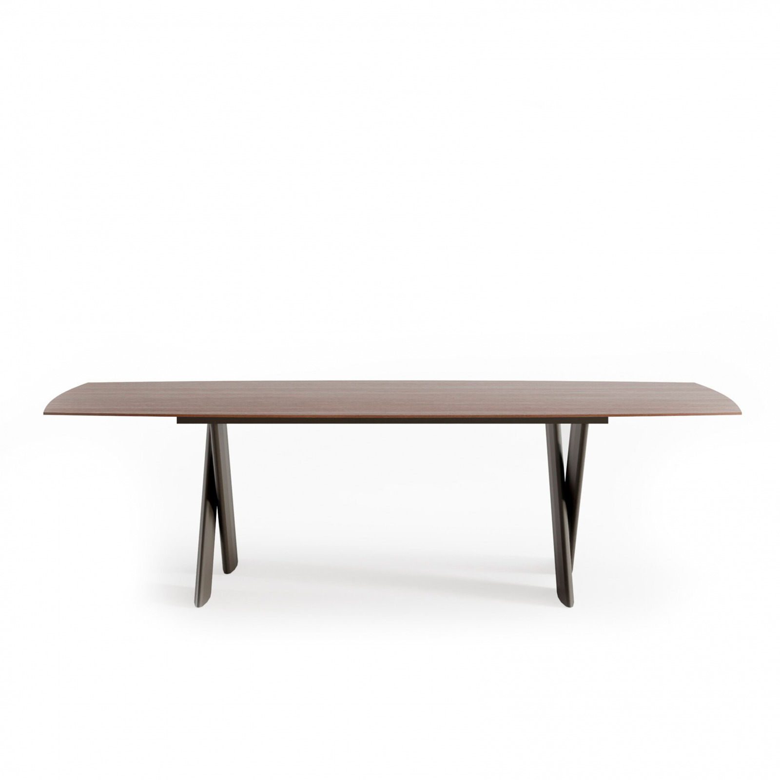 Cross wooden dining table