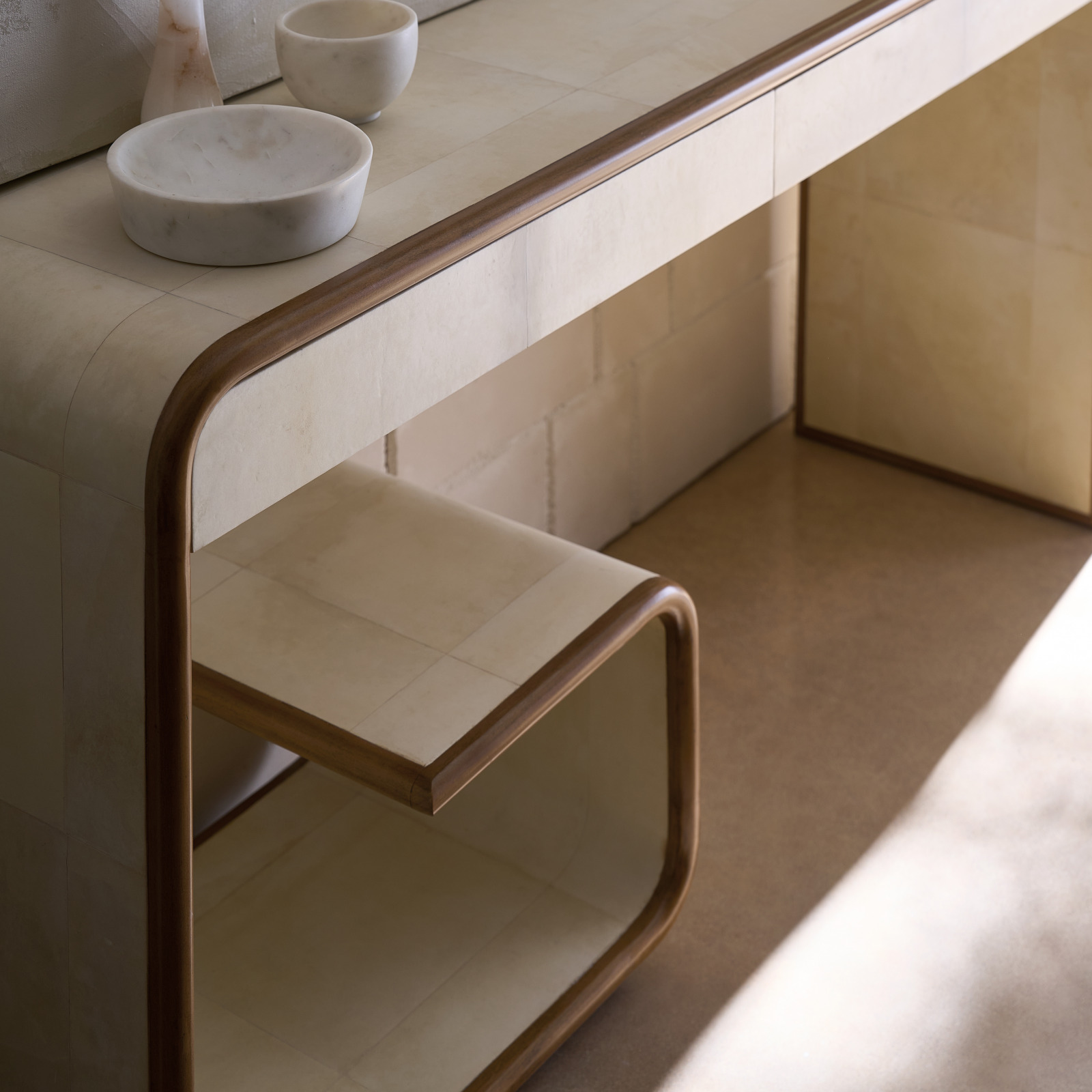 Delano console table