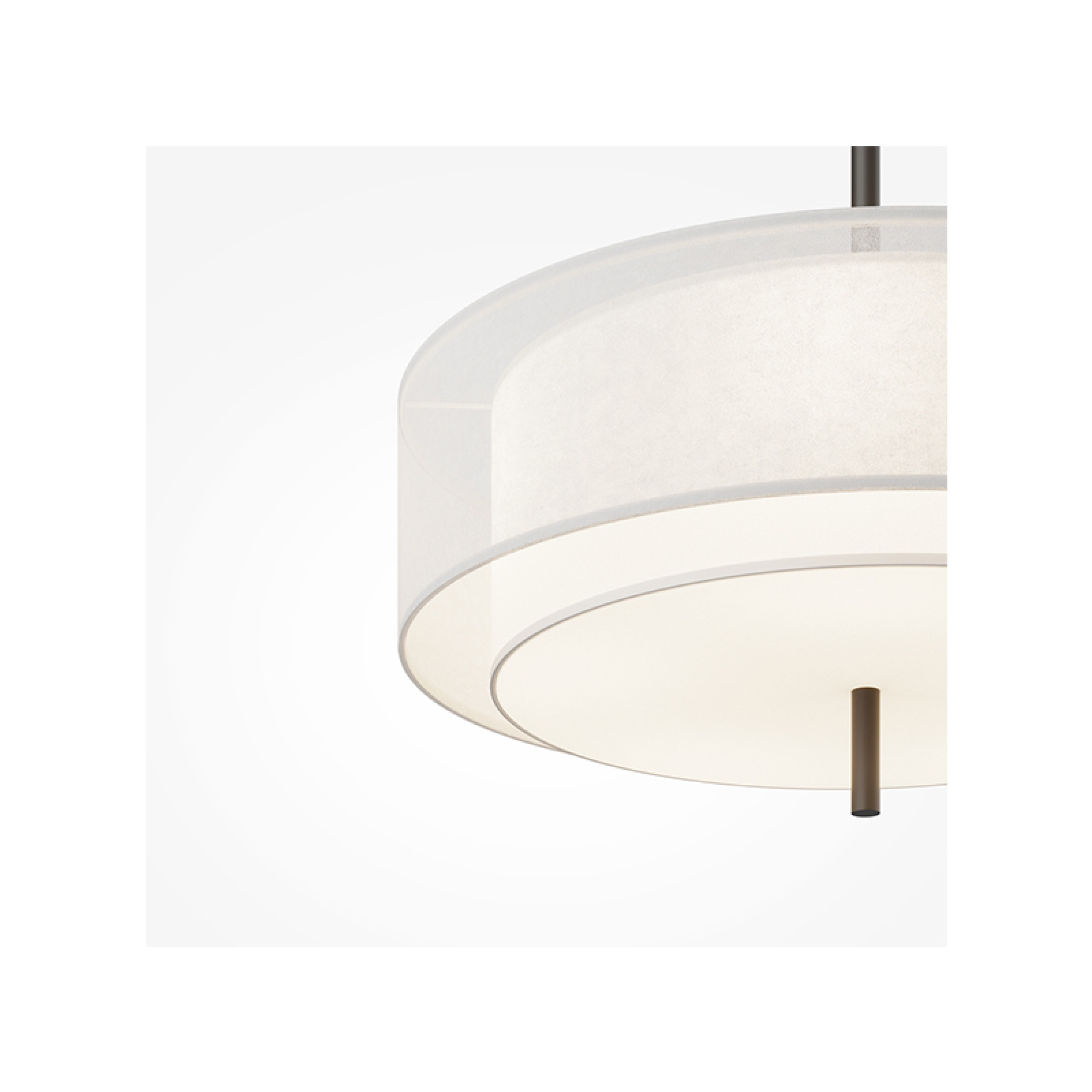 Bergamo white pendant lamp
