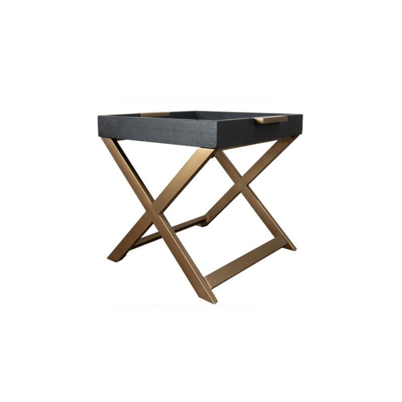 Jaques black side table