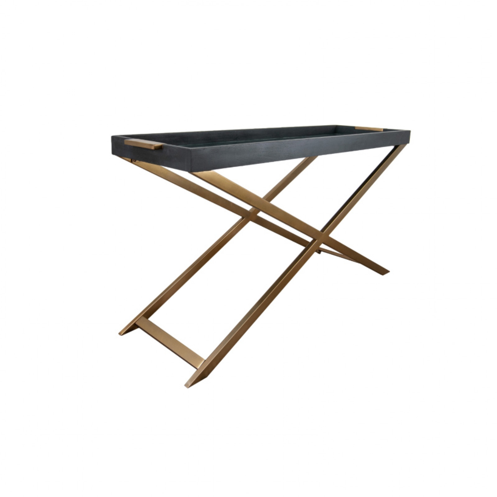 Jaques black console table