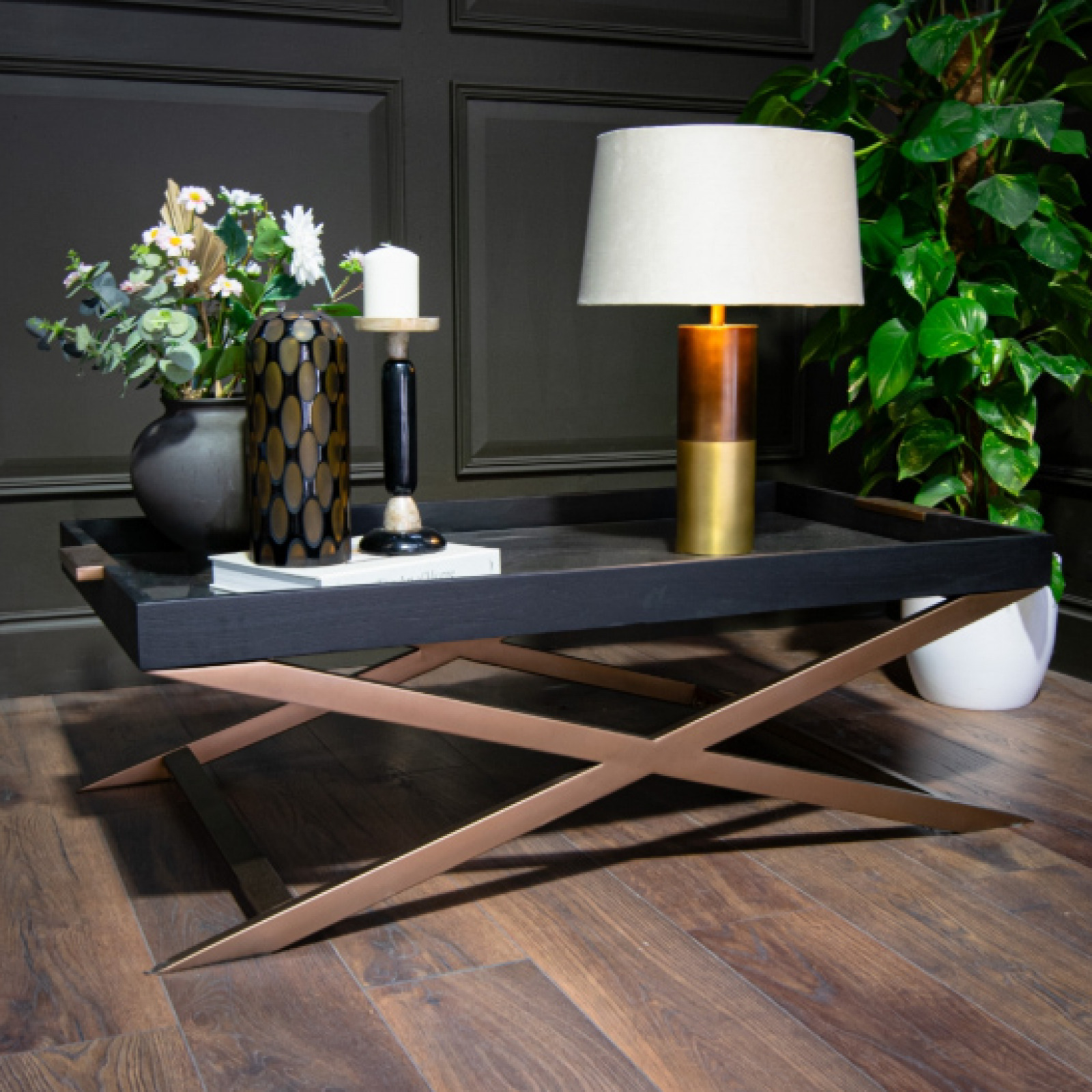 Jaques black coffee table