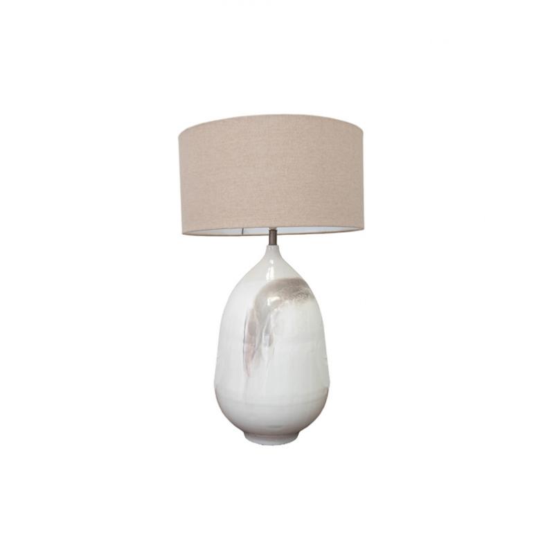 Aketa feather table lamp