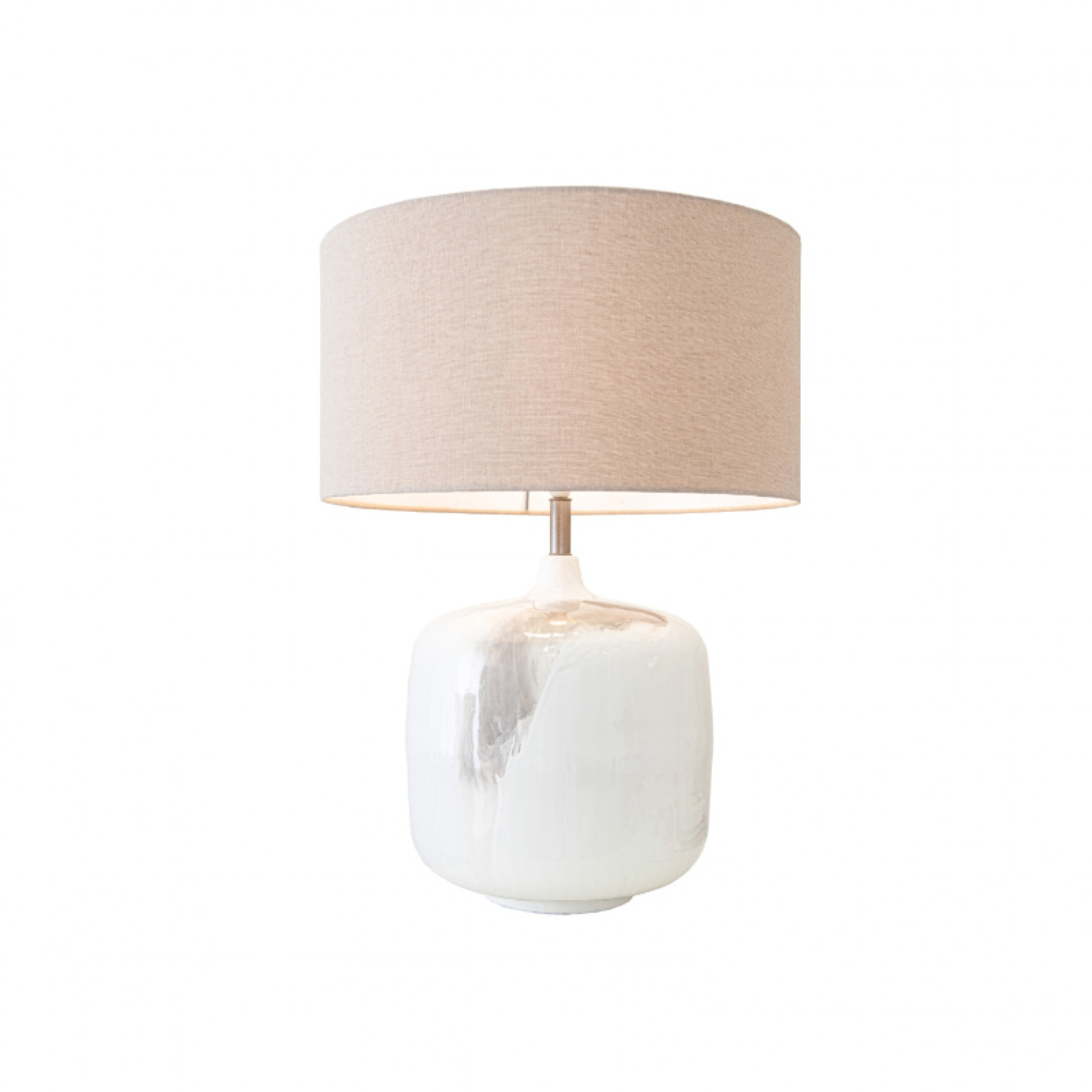 Aketa cream table lamp
