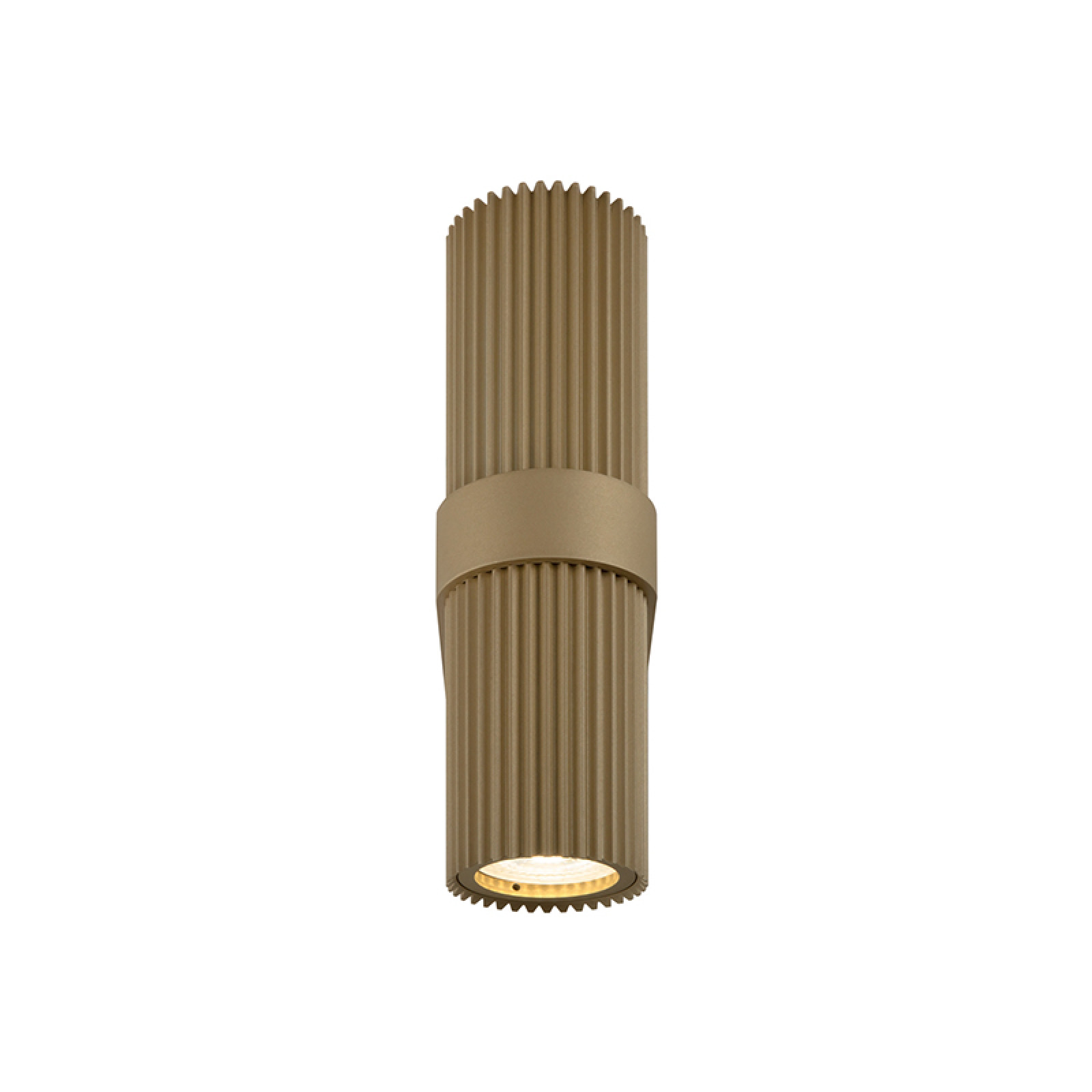 Dynamics gold wall lamp