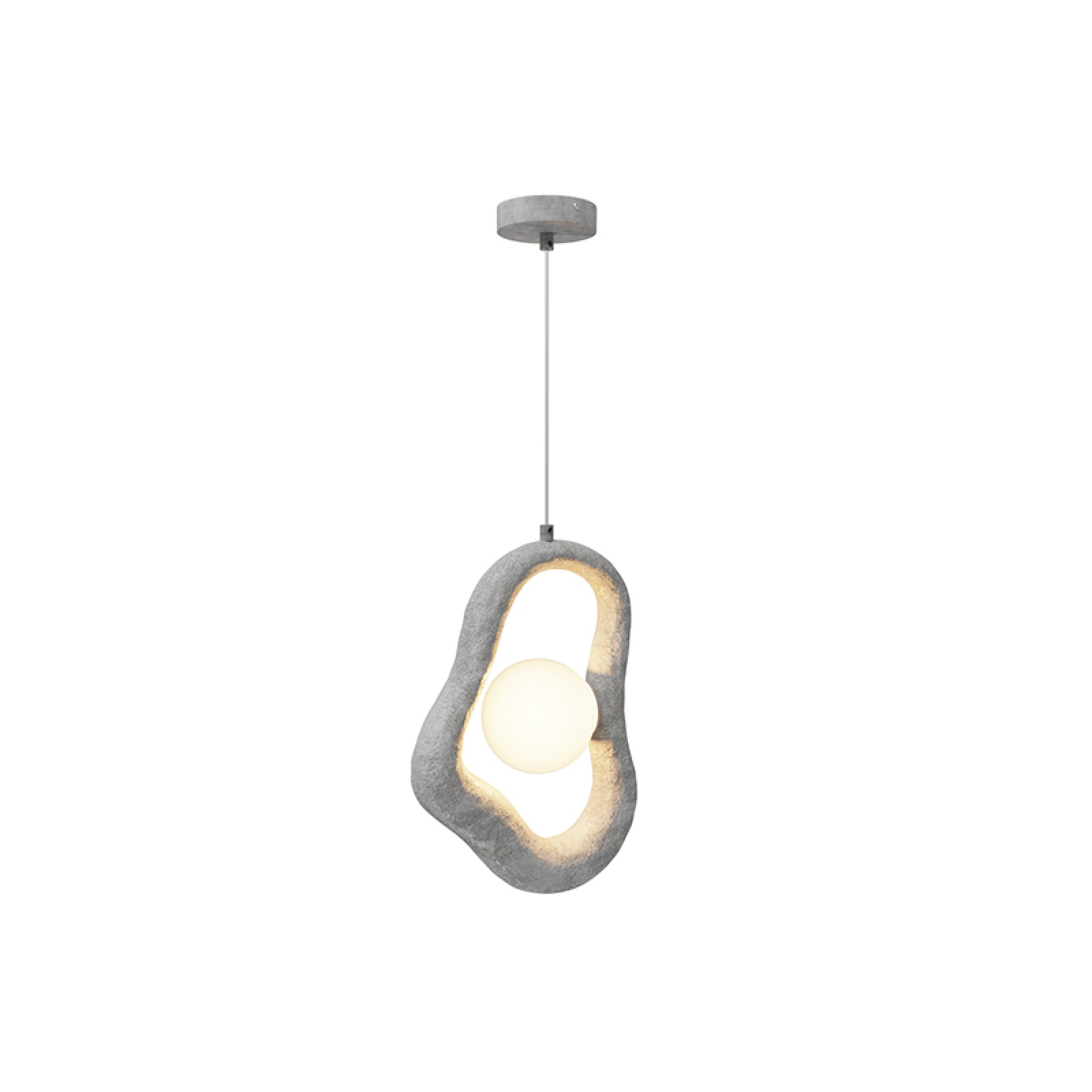 Opus grey pendant lamp