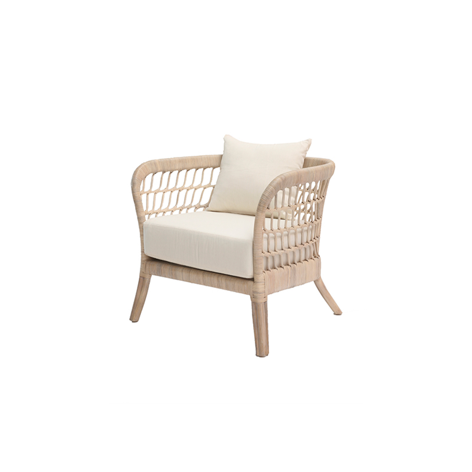 Pilcomayo natural rattan armchair