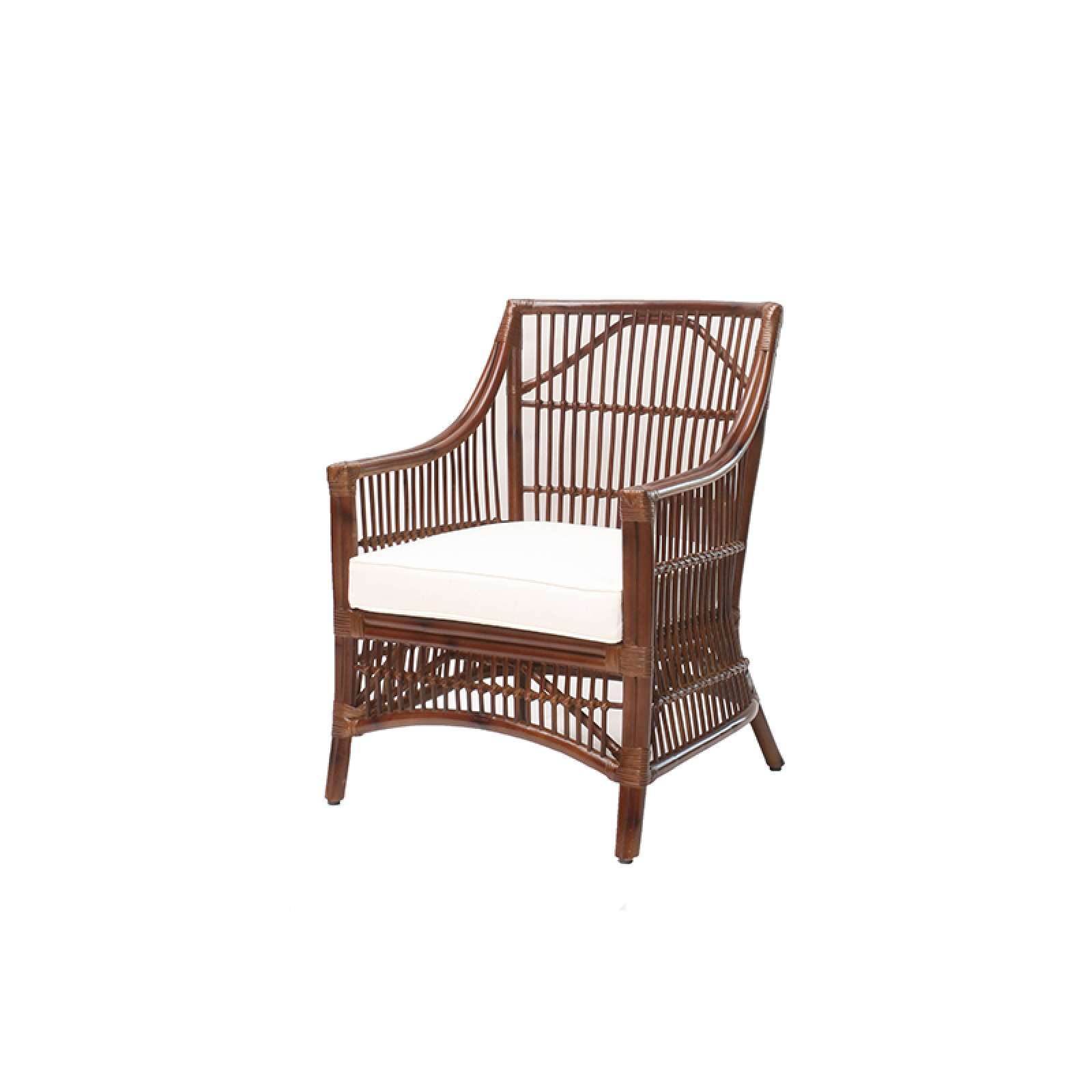 Penck antique rattan armchair