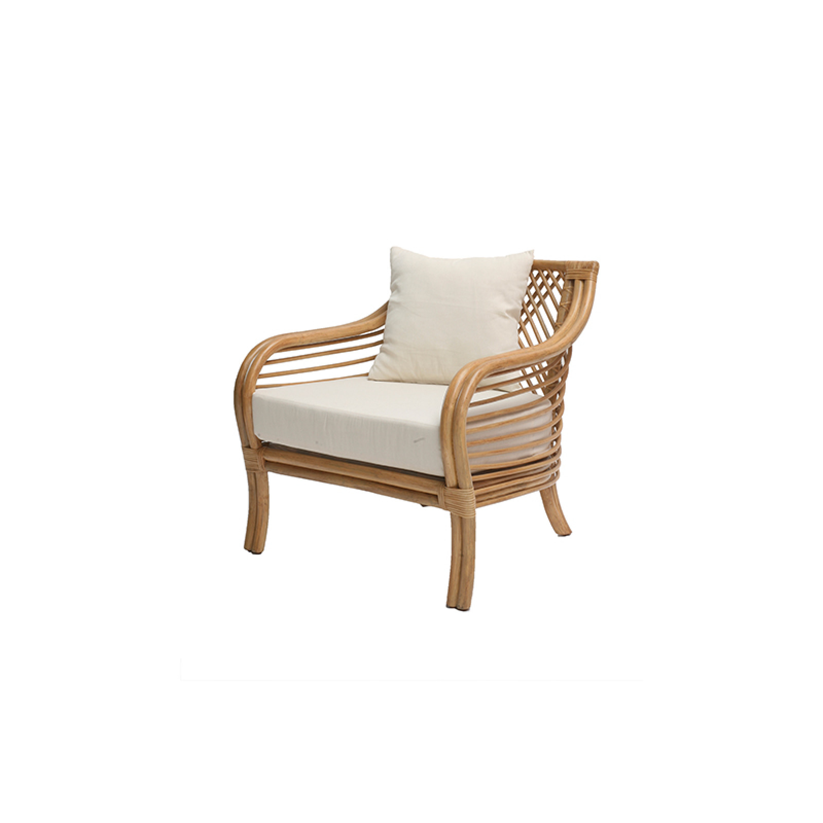 Tapajós rattan armchair 