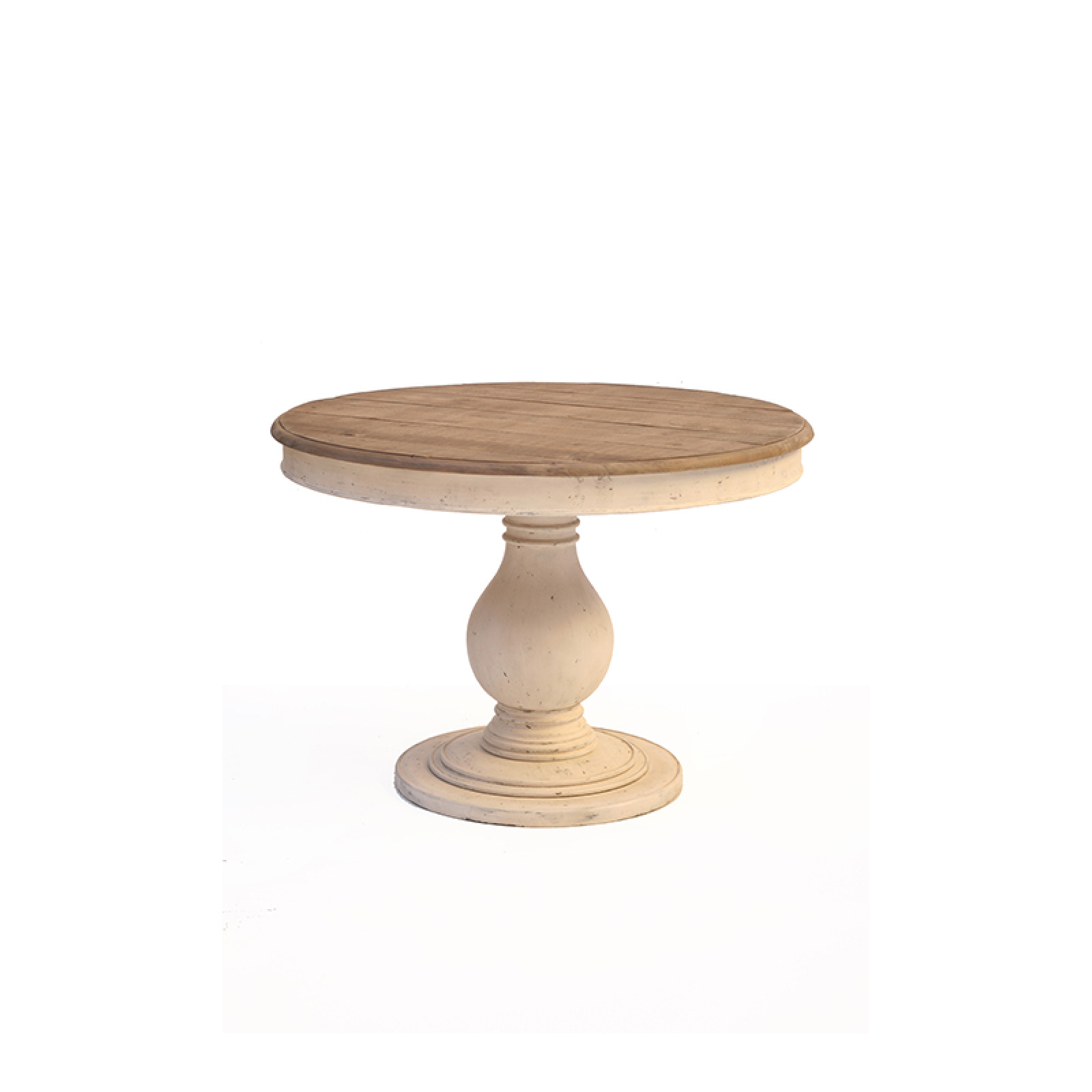 Portugal natural and white pine dining table