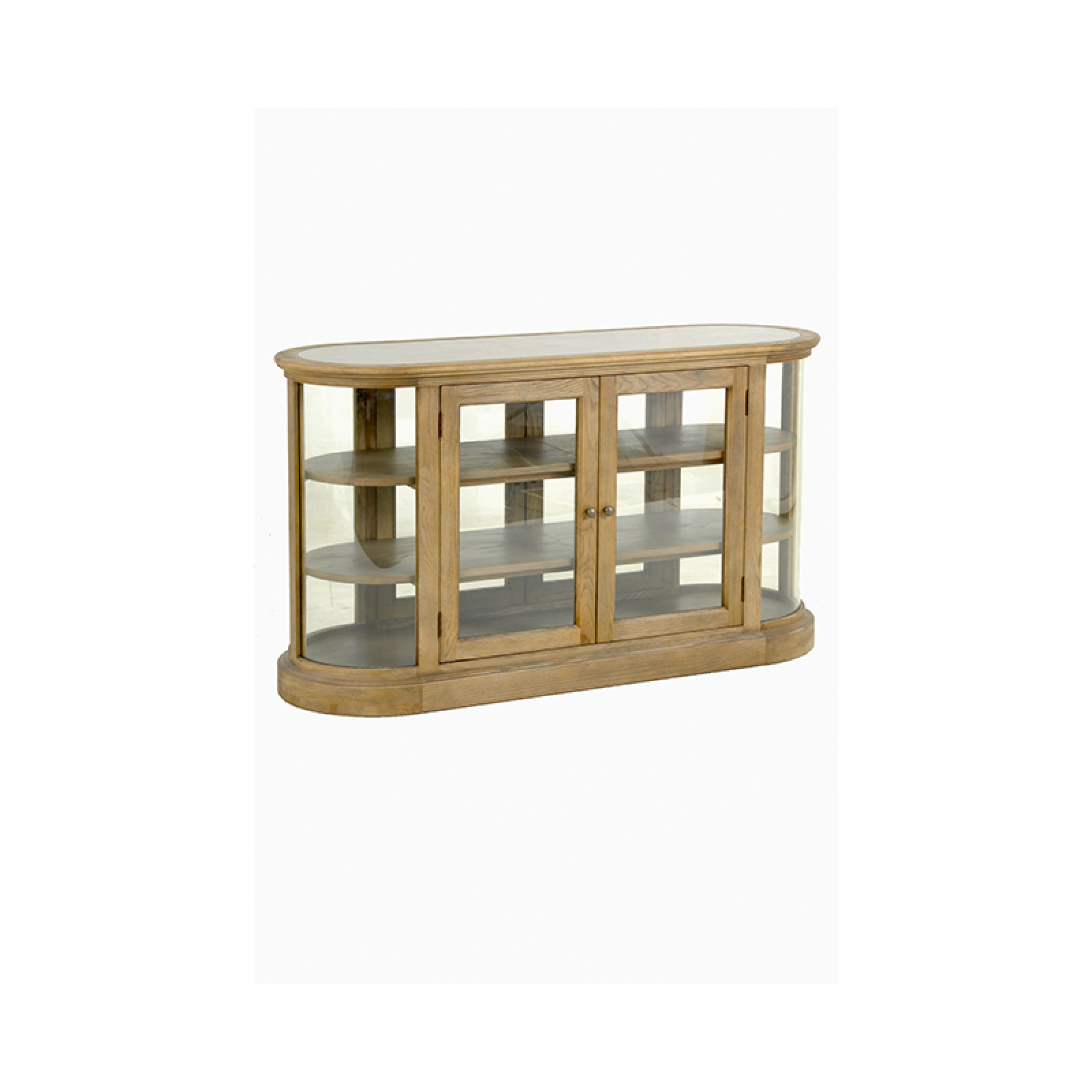 Humar oak and blue stone top counter