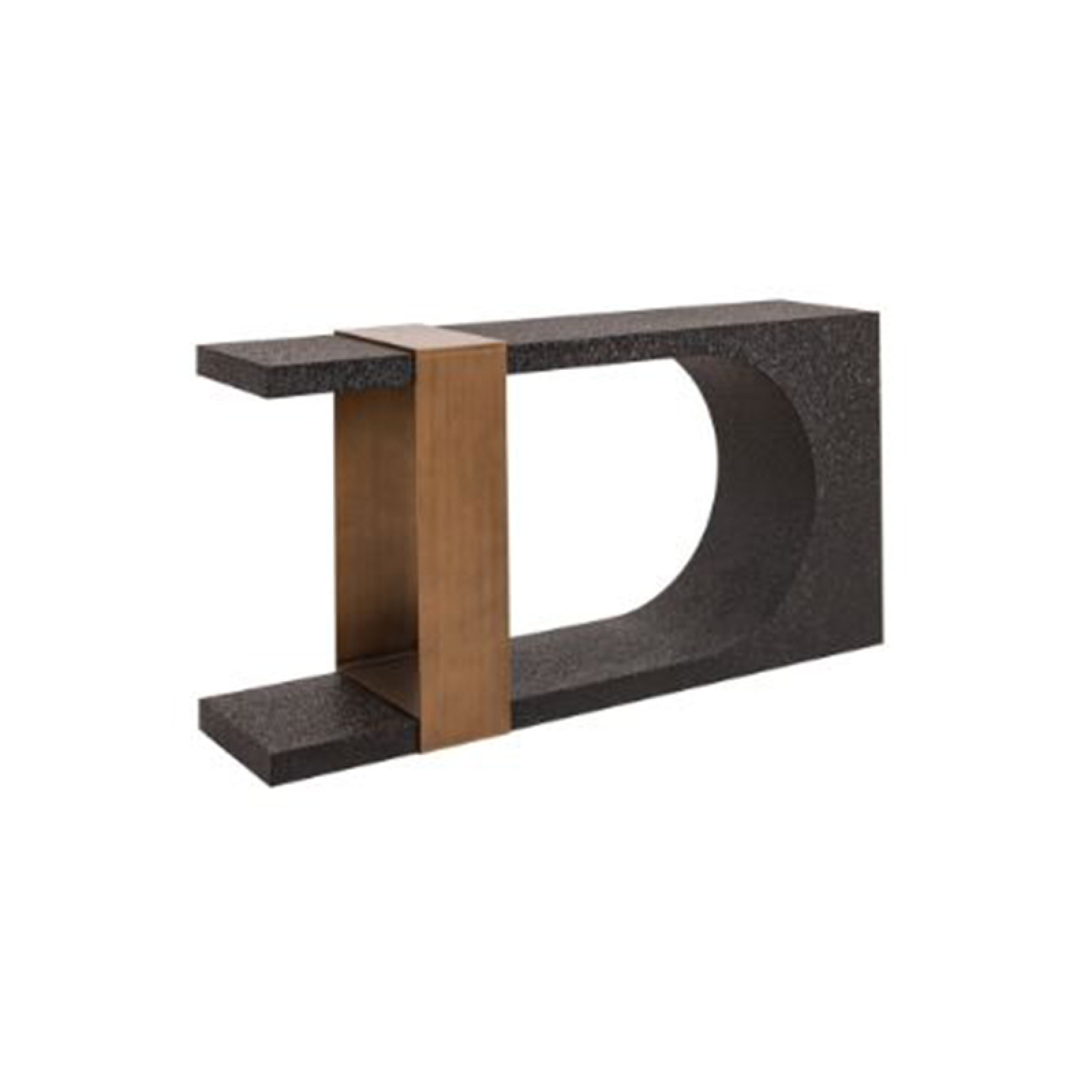 Bazel black-gold console table