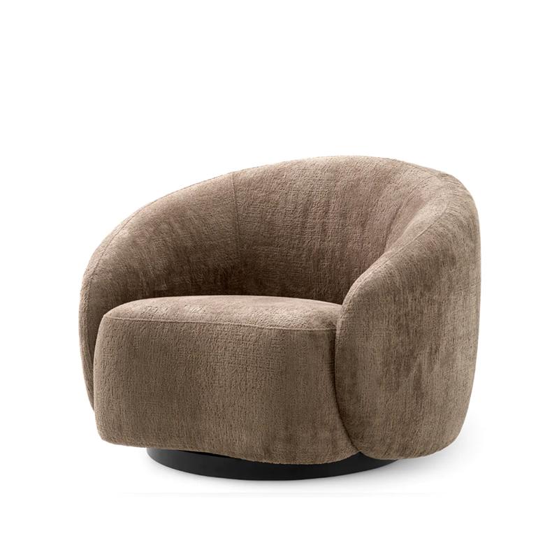 Amore brown swivel armchair