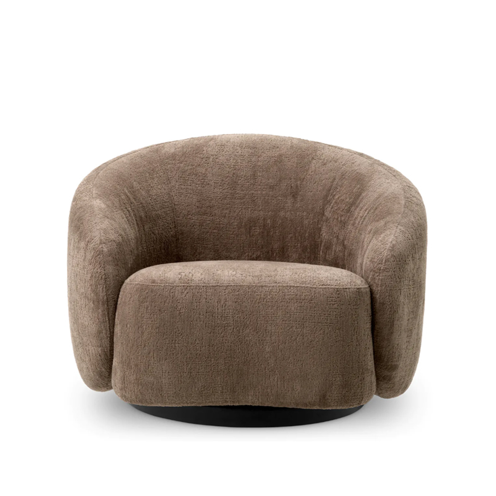 Amore brown swivel armchair