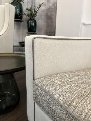 Dublin White armchair