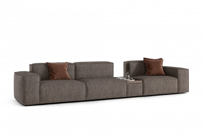 Plus Poufy chocolate sofa