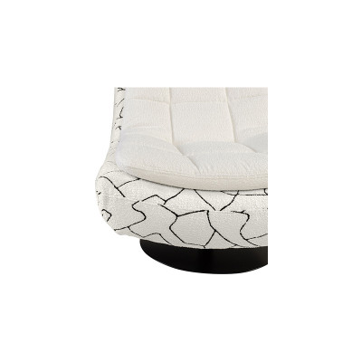 Studio swivel armchair