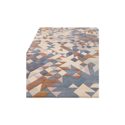 Enigma blue multi rug