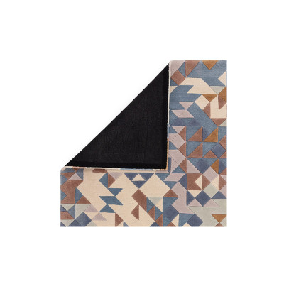 Enigma blue multi rug